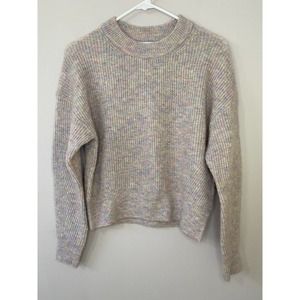 Heartloom Size XS Multicolor Crew Neck‎ Knitted Sweater Soft Hand Wash
